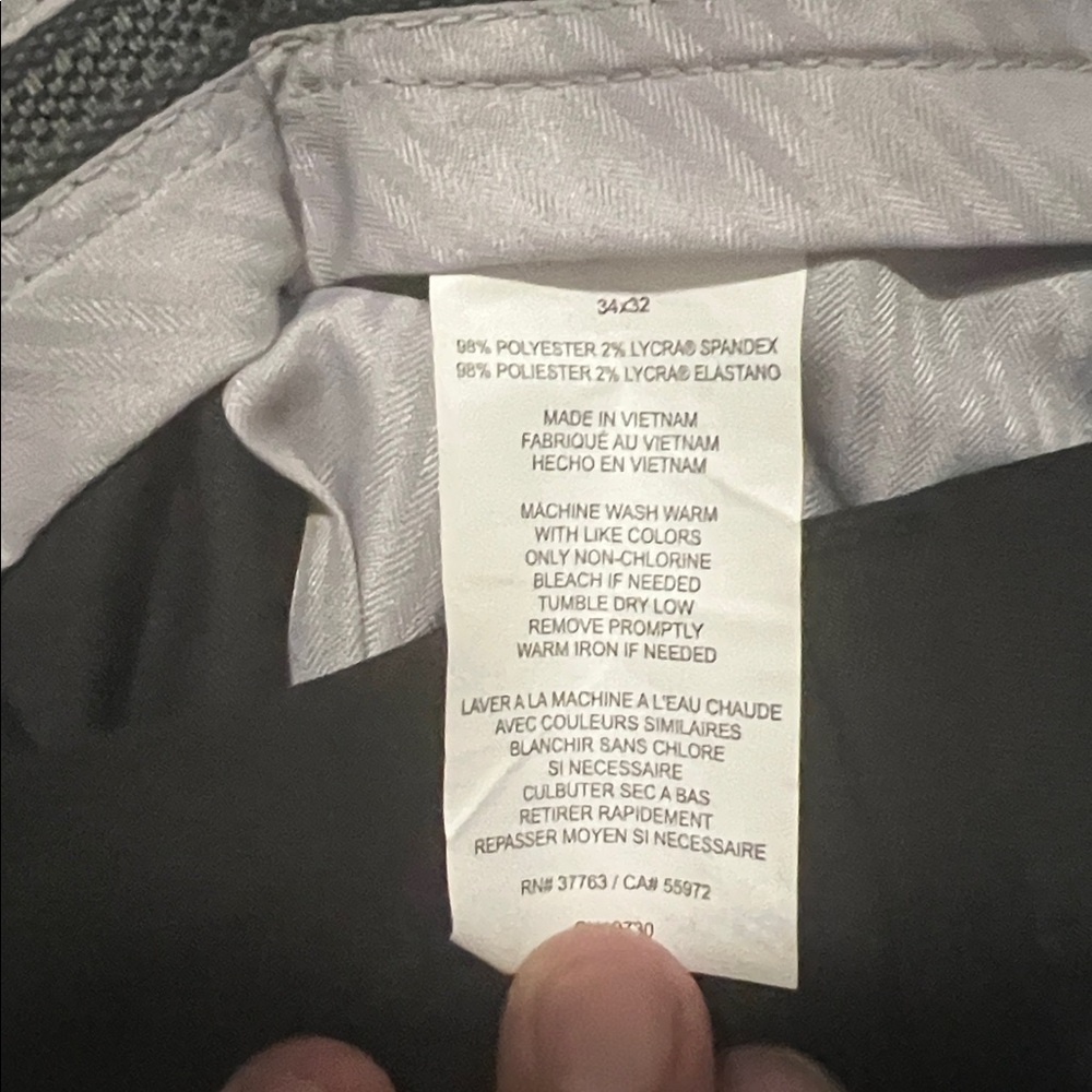 PGA Tour Men’s Motion Flex Pants Black NWT 34x32 - Picture 5 of 5